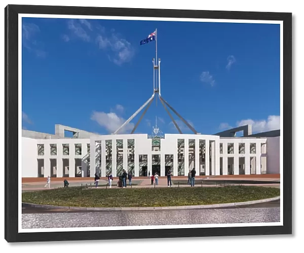 Daytime View Of Parliament House, Canberra, Australia