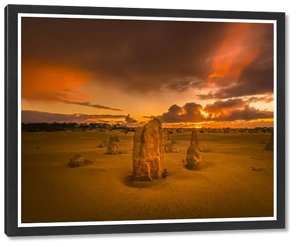 The Pinnacles Desert Of Nambung National Park, Western Australia, Australia