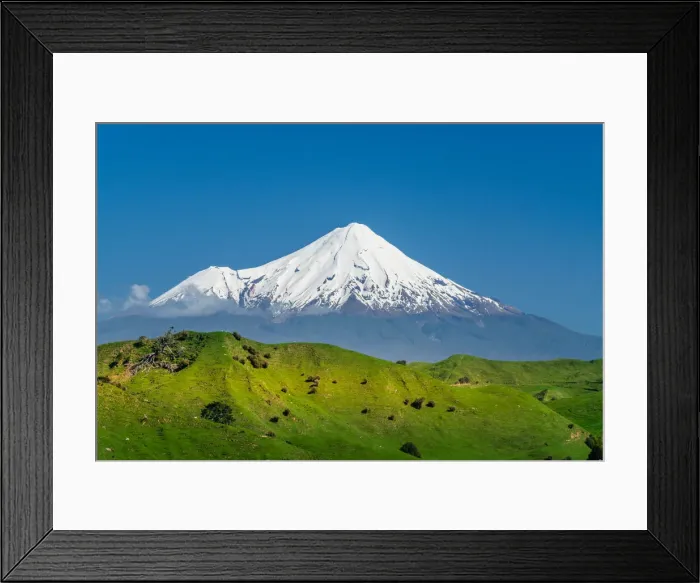 Framed Print : Mount Taranaki, New Plymouth, New Zealand