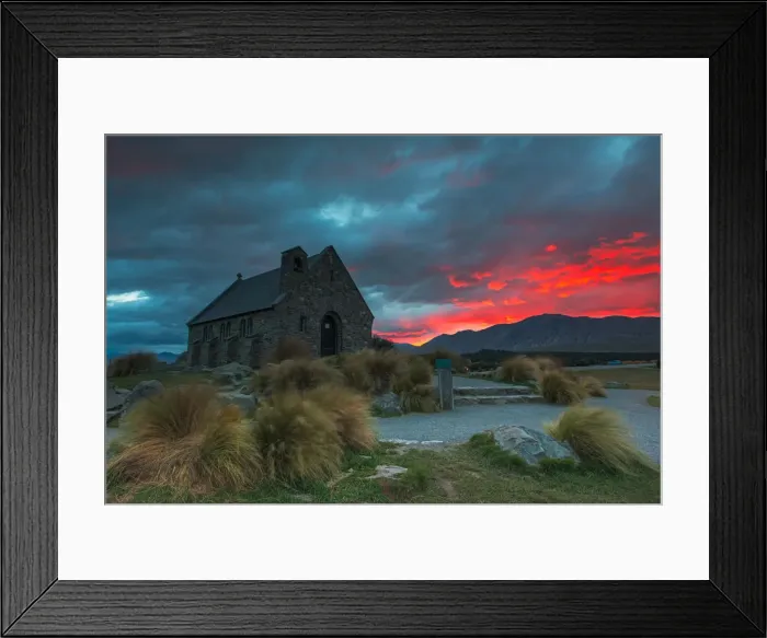 Framed Print : Sunrise at Church of The Good Shepherd Framed Print : Sunrise at Church of The Good Shepherd