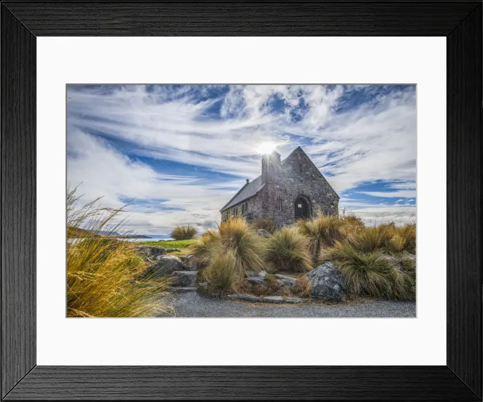 Framed Print : Church of the Good Shepherd at Tekapo Lake