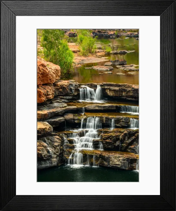 Framed Print : Waterfall, Bell Gorge, Western Australia, Australia Framed Print : Waterfall, Bell Gorge, Western Australia, Australia