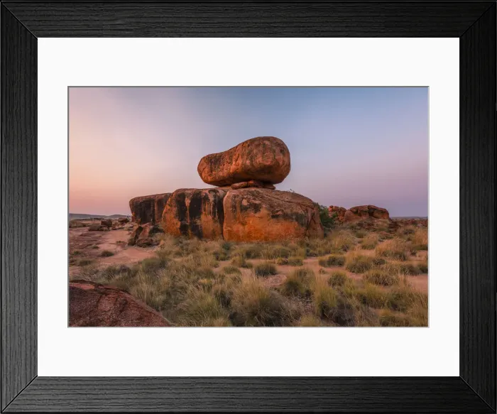Framed Print : Devils Marbles Conservation Reserve, Northern Territory, Australia