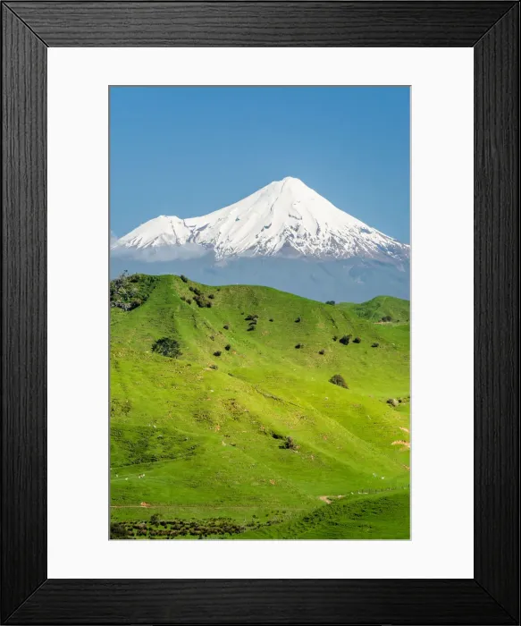 Framed Print : Mount Taranaki, New Plymouth, New Zealand