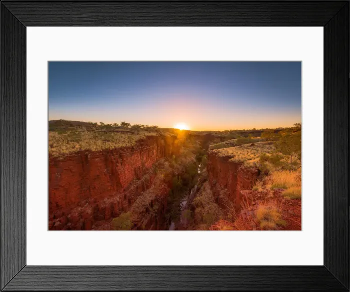 Framed Print : Karijini National Park, Western Australia, Australia