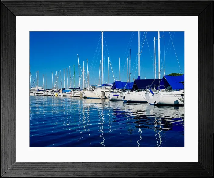 Framed Print : Yacht Club