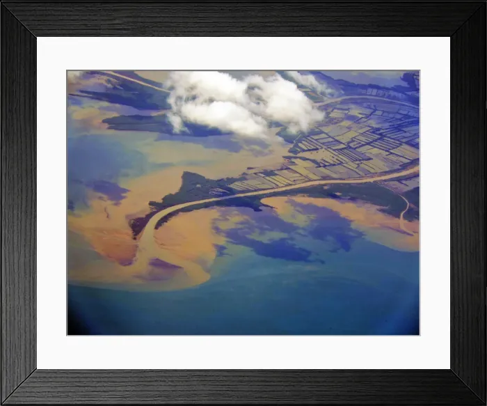 Framed Print : Java Delta Framed Print : Java Delta