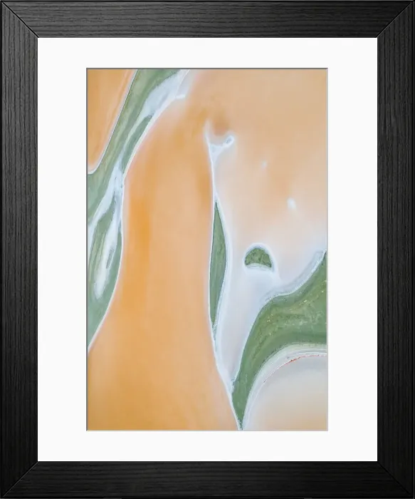 Framed Print : Salt textures and patterns as seen from directly above, Lake Dumbleyung, Australia Framed Print : Salt textures and patterns as seen from directly above, Lake Dumbleyung, Australia