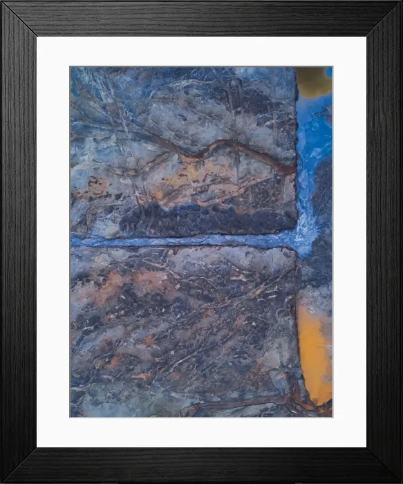 Framed Print : Tailing pond shot from the air, Kalgoorlie, Australia Framed Print : Tailing pond shot from the air, Kalgoorlie, Australia