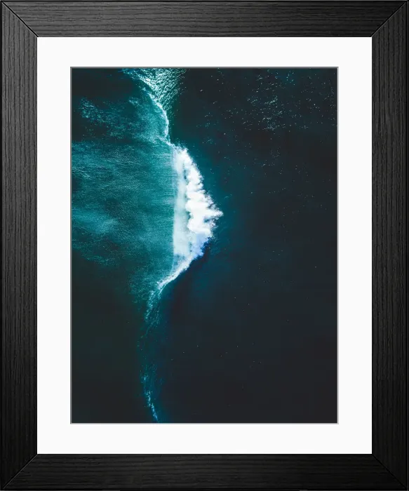 Framed Print : Wave, Iceland Framed Print : Wave, Iceland