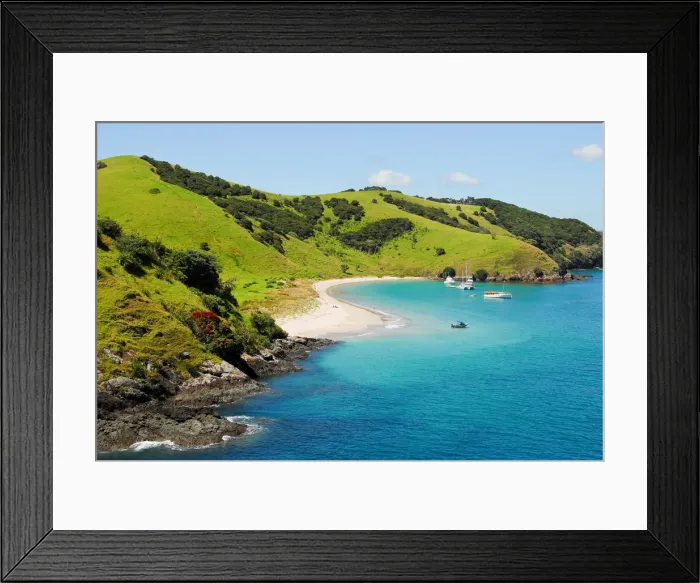 Framed Print : Waewaetorea Island - Aerial Framed Print : Waewaetorea Island - Aerial
