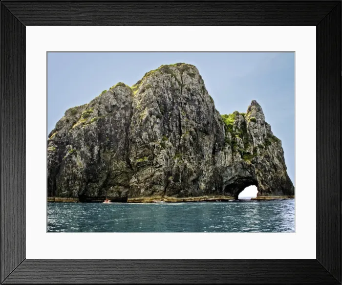 Framed Print : Bay of Islands Rock