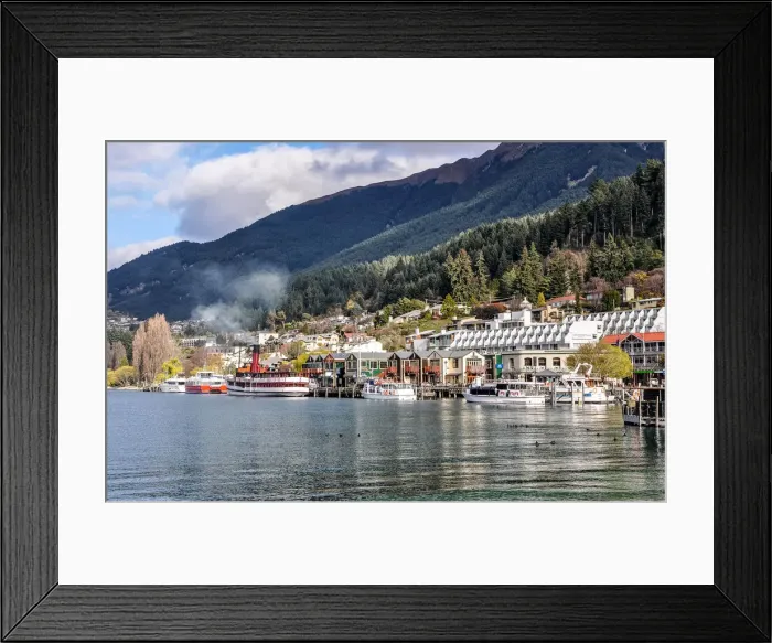 Framed Print : Queenstown Harbour
