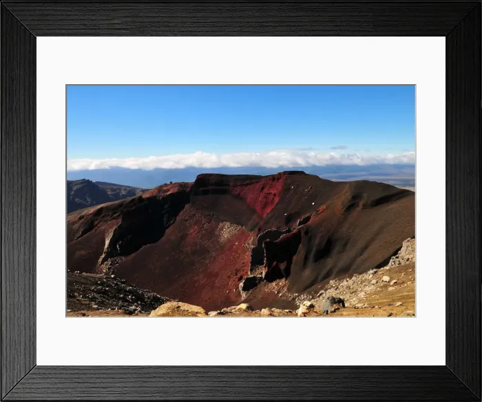 Framed Print : Tongariro Alpine Crossing