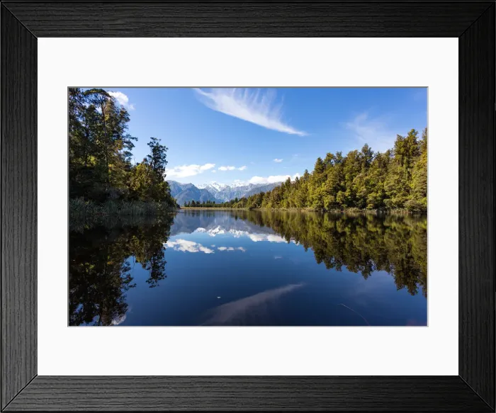 Framed Print : Lake Matheson, New Zealand Framed Print : Lake Matheson, New Zealand