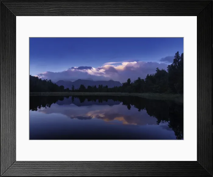 Framed Print : Lake Matheson, Fox Glacier Framed Print : Lake Matheson, Fox Glacier