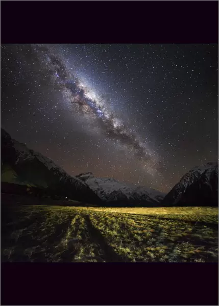 Milky Way rises above Mount Cook (Aoraki)