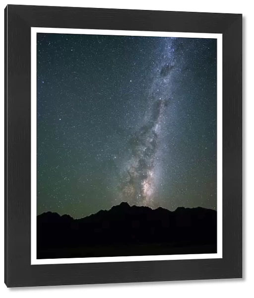 Milky Way behind tree, South Island, New Zealand