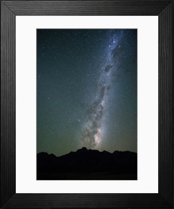 Framed Print : Milky Way behind tree, South Island, New Zealand Framed Print : Milky Way behind tree, South Island, New Zealand