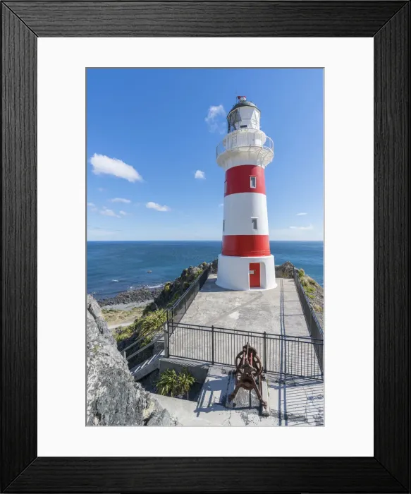 Framed Print : Cape Palliser lighthouse, New Zealand Framed Print : Cape Palliser lighthouse, New Zealand