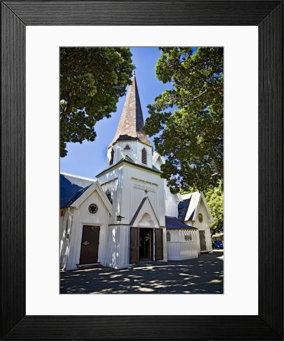 Framed Print : Old St Pauls Cathedral, Wellington, North Island, New Zealand