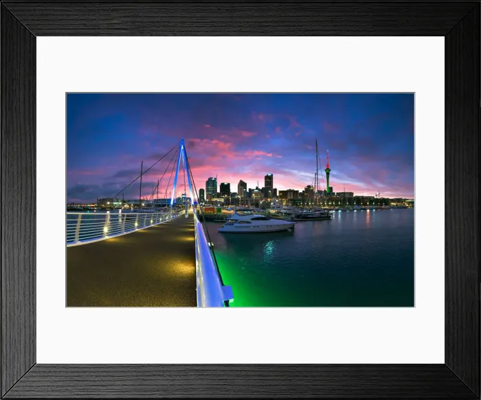 Framed Print : Wellington waterfront Framed Print : Wellington waterfront