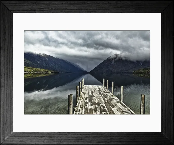 Framed Print : Classic Nelson lakes Framed Print : Classic Nelson lakes