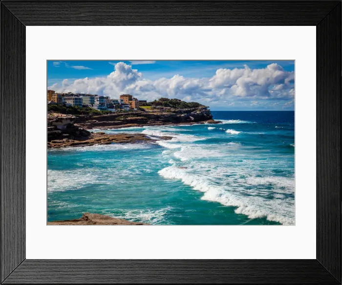Framed Print : Bronte Bondi Walk