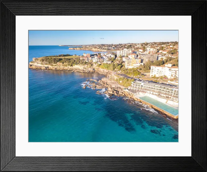 Framed Print : Aerial View of Bondi Beach Framed Print : Aerial View of Bondi Beach