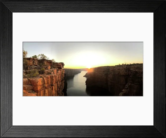 Framed Print : Gorge Sunset Framed Print : Gorge Sunset