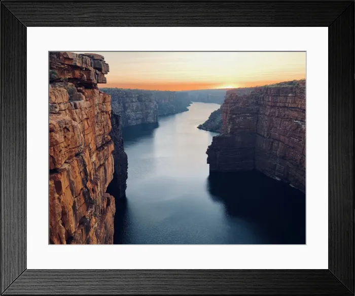 Framed Print : Gorge Sunset in the Kimberleys Framed Print : Gorge Sunset in the Kimberleys