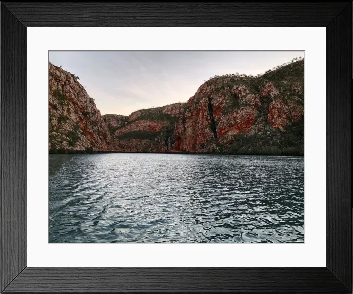 Framed Print : King George River View Framed Print : King George River View
