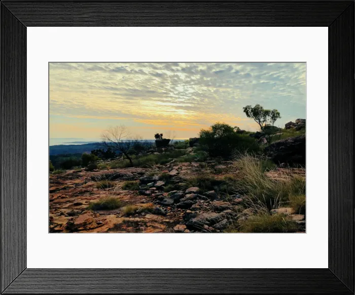 Framed Print : Manning Peak Sunset, Kimberley, Western Australia