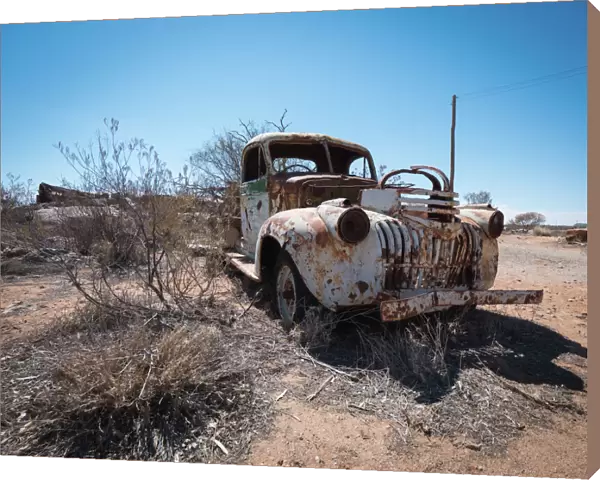 Abandoned car in Outback Australia