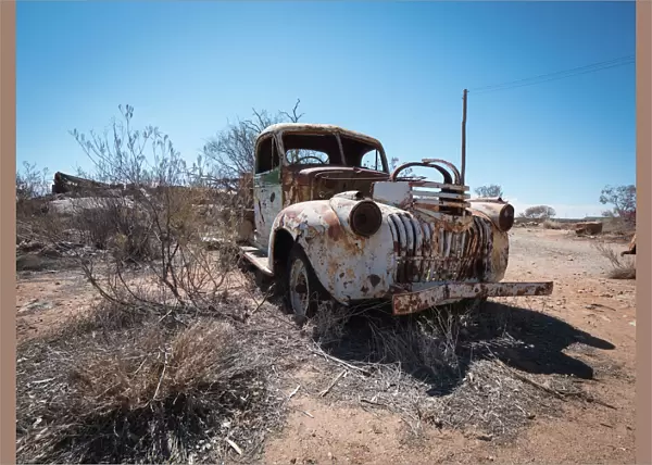 Abandoned car in Outback Australia