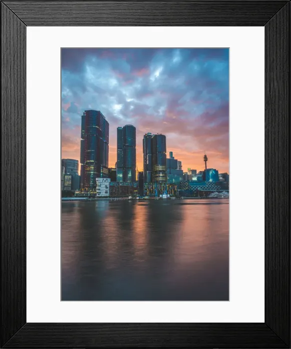 Framed Print : Barangaroo Sunrise