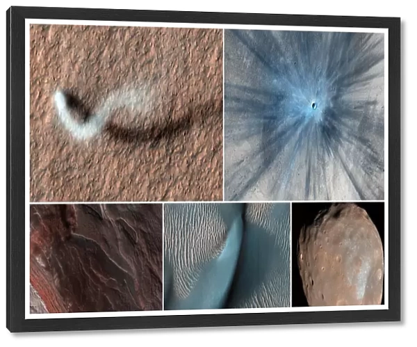 Mars Reconnaissance Orbiter Image Collage