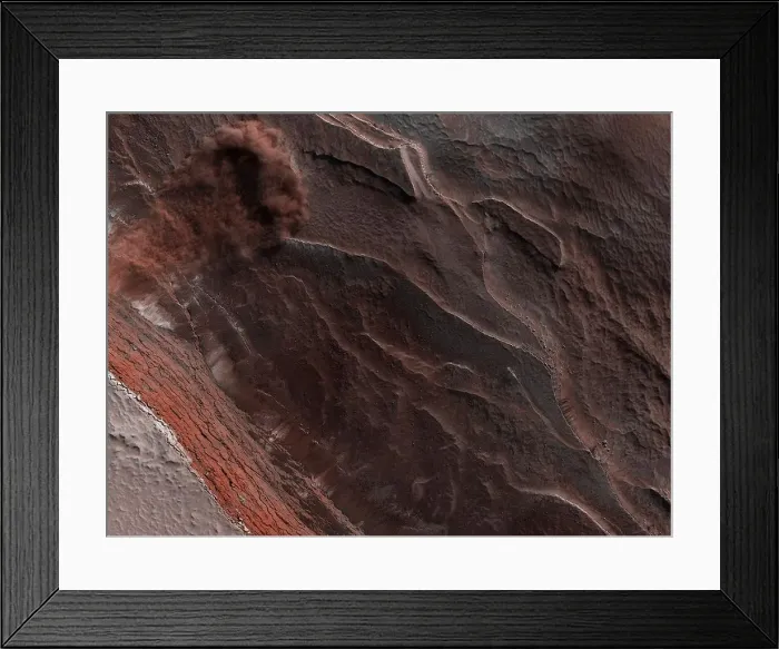 Framed Print : Avalanche on Mars Framed Print : Avalanche on Mars