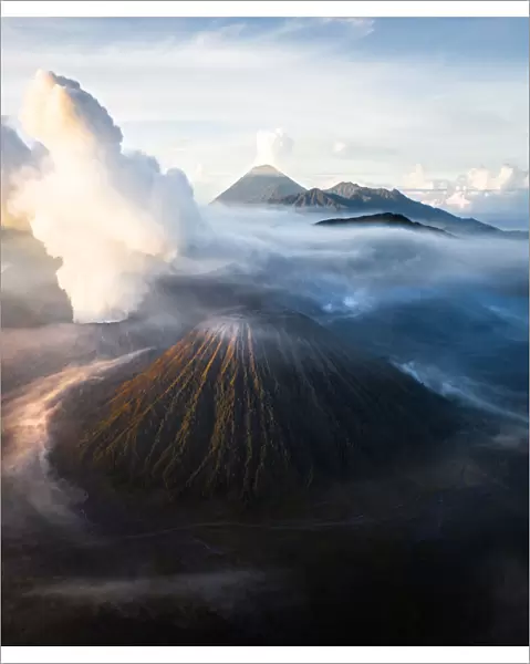 Mount Bromo Active Volcano