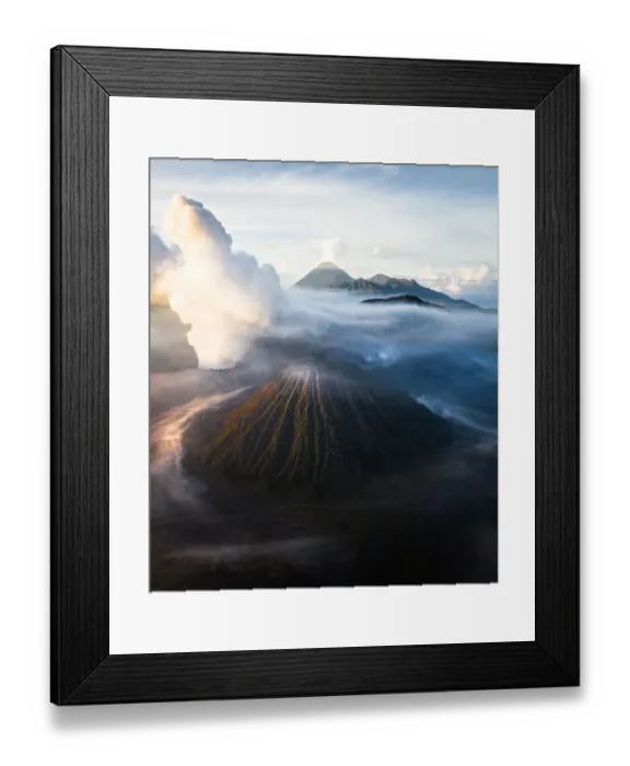 Framed Print : Mount Bromo Active Volcano Framed Print : Mount Bromo Active Volcano