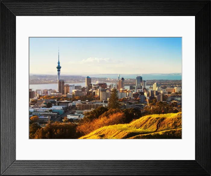Framed Print : Auckland City Skyline