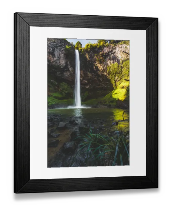 Framed Print : WairA'inga / Bridal Veil Falls, Raglan Framed Print : WairA'inga / Bridal Veil Falls, Raglan