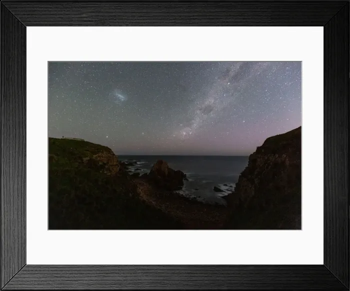 Framed Print : Milky Way Coast Line Framed Print : Milky Way Coast Line