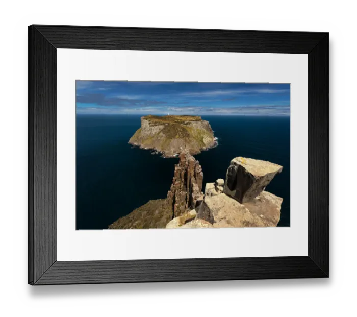 Framed Print : Tasman Island