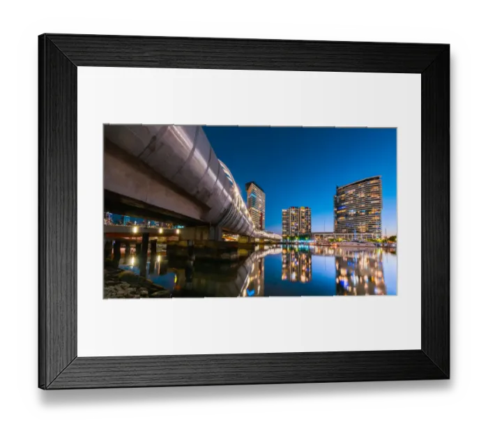 Framed Print : Webb Bridge Framed Print : Webb Bridge