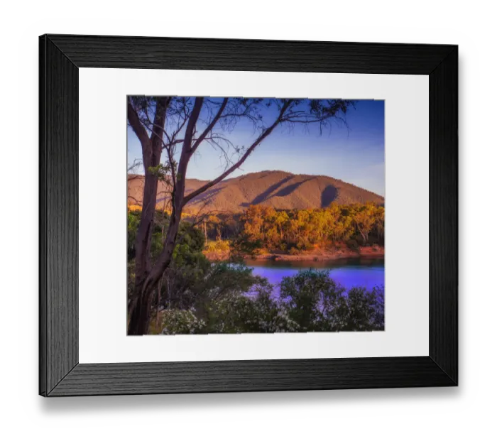 Framed Print : Dartmouth rural scene near the Mitta Mitta river, High Country, Victoria, Australia Framed Print : Dartmouth rural scene near the Mitta Mitta river, High Country, Victoria, Australia