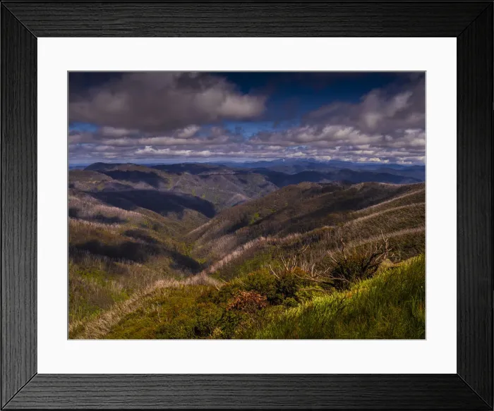 Framed Print : Mountain Summer viewpoint near the summit of Mount Hotham, High Country, Victoria Framed Print : Mountain Summer viewpoint near the summit of Mount Hotham, High Country, Victoria
