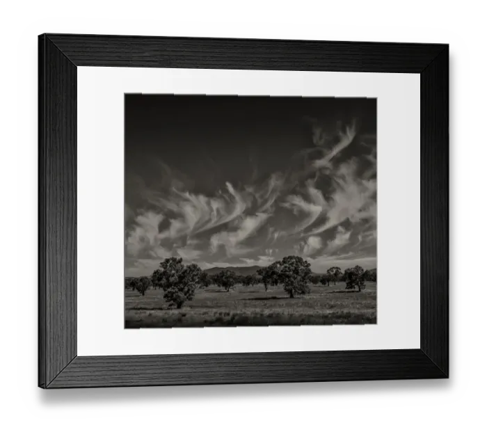 Framed Print : High Country cloudscape near Mansfield, Victoria, Australia