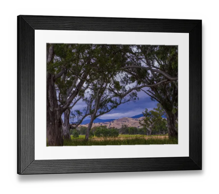 Framed Print : Summer in the rural farmland near the township of Mansfield Framed Print : Summer in the rural farmland near the township of Mansfield