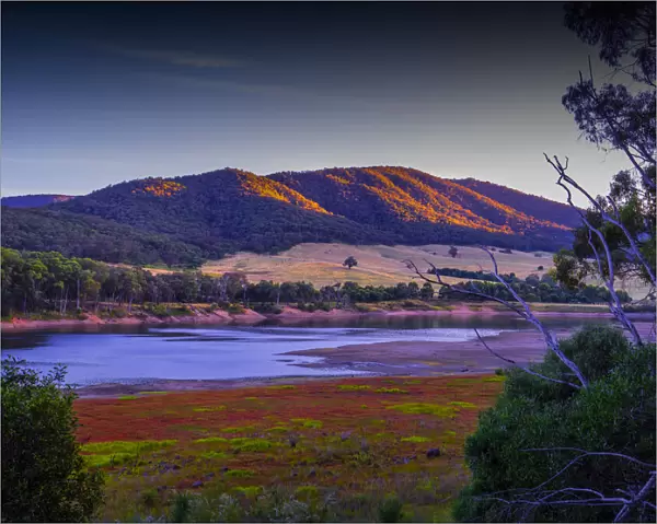 Dartmouth rural scene near the Mitta Mitta river, High Country, Victoria, Australia